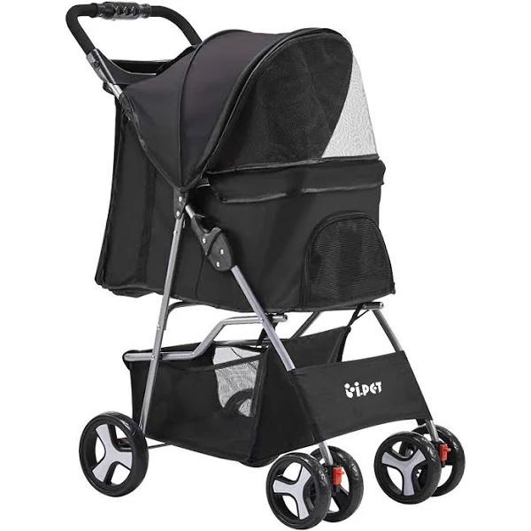 I Pet 4 Wheel Pet Stroller - Black