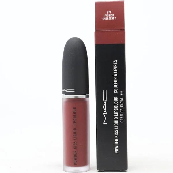 Mac Powder Kiss Liquid Lipcolour #977 Fashion Emergency | 5ml/0.17oz