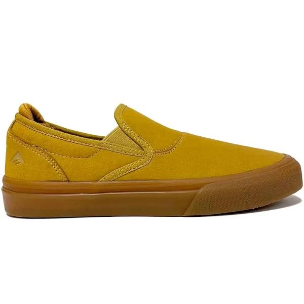 Mens Emerica Wino G6 Slip-on x Independent Shoe Gold Size 11