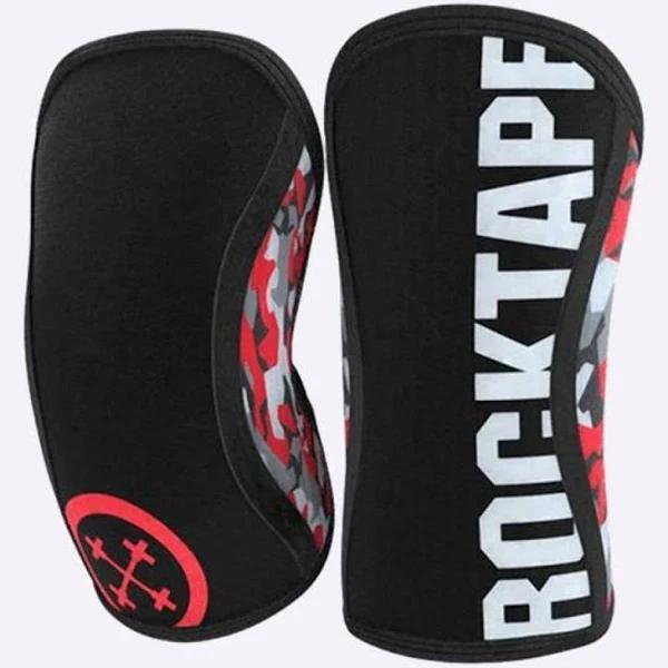 Rocktape Assassins - Competition Grade Knee Sleeves Large 5mm Red Camo