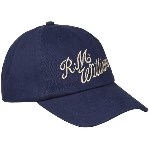 R.M. Williams Script Cap - Navy/Bone