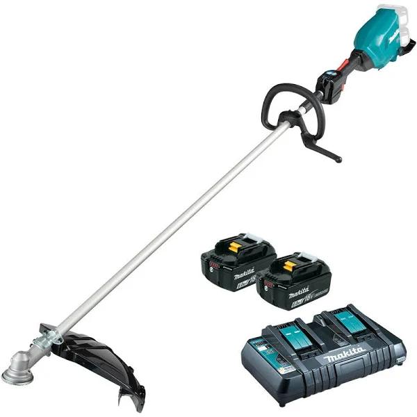 Makita DUR369LPG2 - 36V (18Vx2) Brushless Loop Handle Line Trimmer Kit (2 x 6.0Ah)