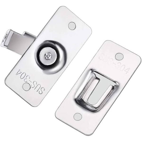 90 Degree Stainless Steel Latch Safety Right Angle Sliding Door Lock Door Hasp