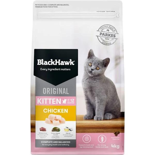 Black Hawk Chicken Original Kitten Dry Food 4kg