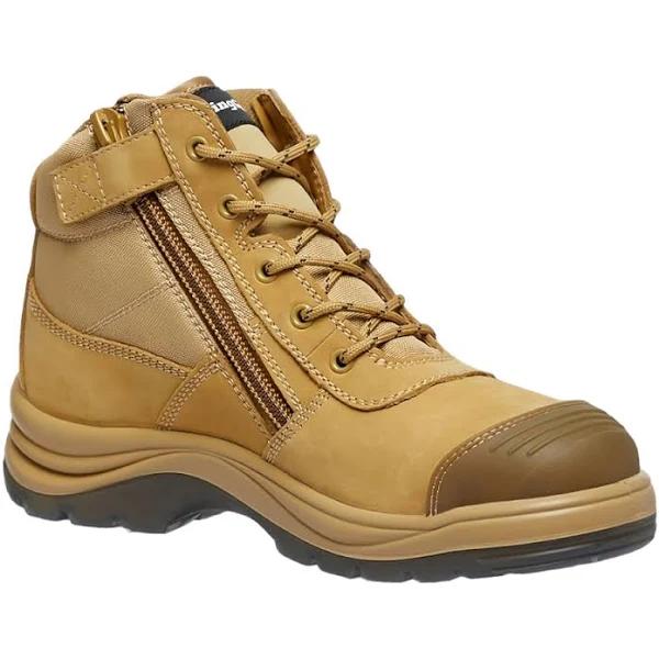 KingGee K27100 Tradie Steel Cap Safety Boot 5" Wheat 16 Mens AU/UK