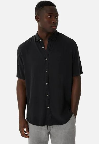 The Monello S/S Shirt - OD Black M - Industrie Clothing | Men's Fashion Online | AfterPay Available