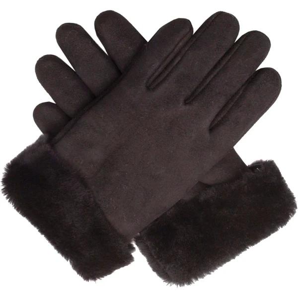 Dents Women's Louisa Sheepskin Gloves Self Lining Warm Winter Ladies Glove - Small Brown