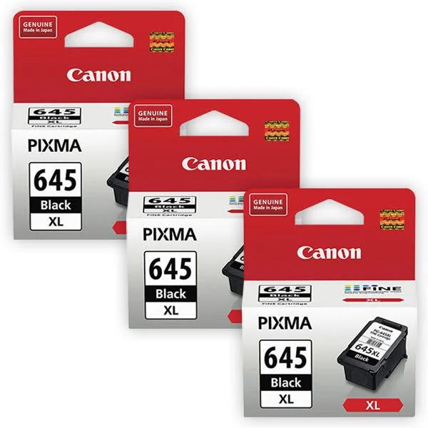 Canon PIXMA TS3360 Black Ink Cartridge Genuine High Yield - 3 Pack