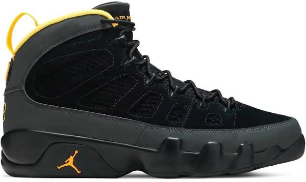 Jordan 9 Retro Dark Charcoal University Gold