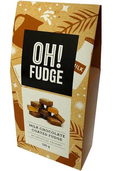 Oh! Fudge Milk Choc Coated Fudge- 120g