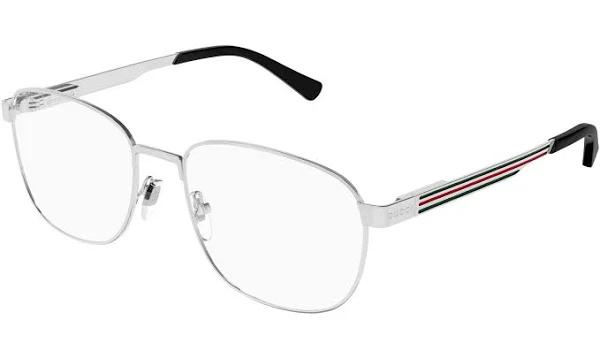 Gucci GG1225O 001 Glasses Silver/Black