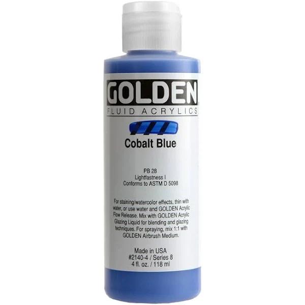 Golden Fluid Acrylic 118ml Cobalt Blue