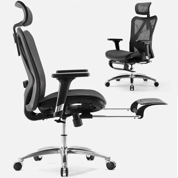 Sihoo M57 Ergonomic Office Chair, Computer Chair Desk Chair High Back Chair Breathable,3D Armrest and Lumbar Support - Amazingooh Wholesale Black With