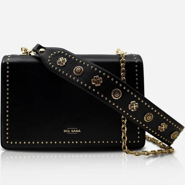 Sol Sana Flap Bag Black/Gold