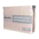 Algodon 300TC Cotton Sheet Set - Silver Single