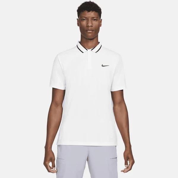 Nike Dri-FIT Victory Men's Tennis Polo, Size M, White