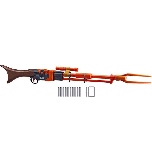 Nerf Star Wars Amban Phase-Pulse Blaster, The Mandalorian, Scope, 10 Official Elite Darts, Breech Load, 50.25 Inches Long (Amazon Exclusive)