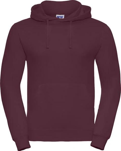 Russell Mens Plain Hoodie (Burgundy) (XS)