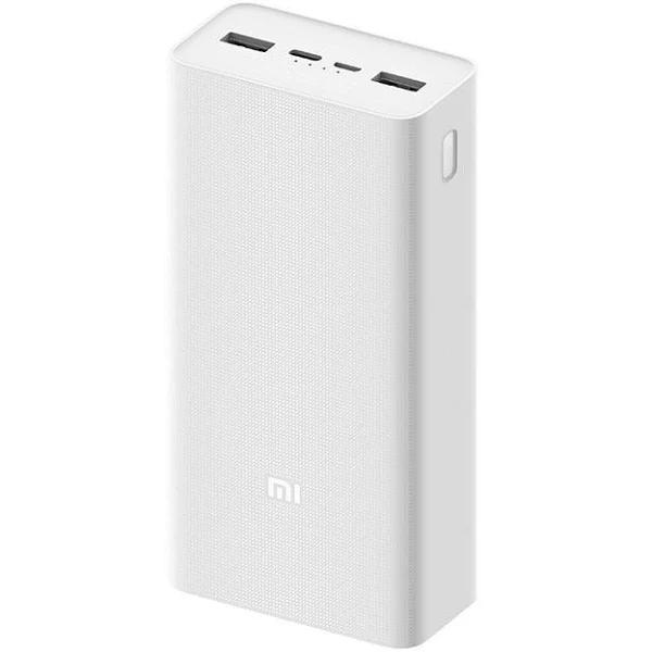 30000mah Usb Type C 18W Fast Charging Portable External Battery For Huawei Samsung iPhone - White