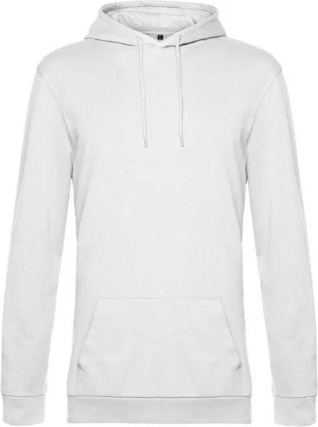 B&C Mens Hoodie White 5XL Cotton Polyester Mens Hoodie