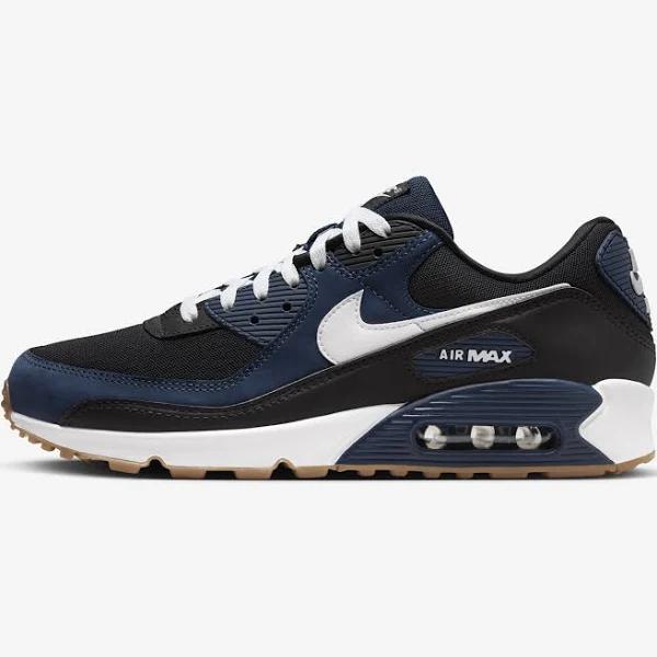 Nike Air Max 90 - Midnight Navy/Black/Gum Medium Brown/White - 7