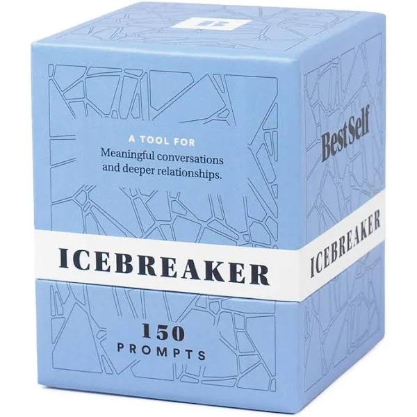 Best Self Icebreaker - Conversation Starter Card Deck 150 Prompt Cards