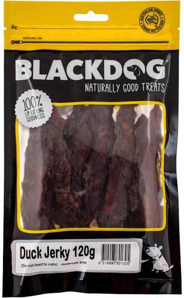 Blackdog Dog Treats Duck Jerky 120g