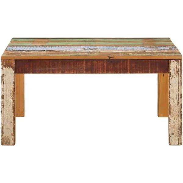 vidaXL Coffee Table 80x80x40 cm Solid Wood Reclaimed