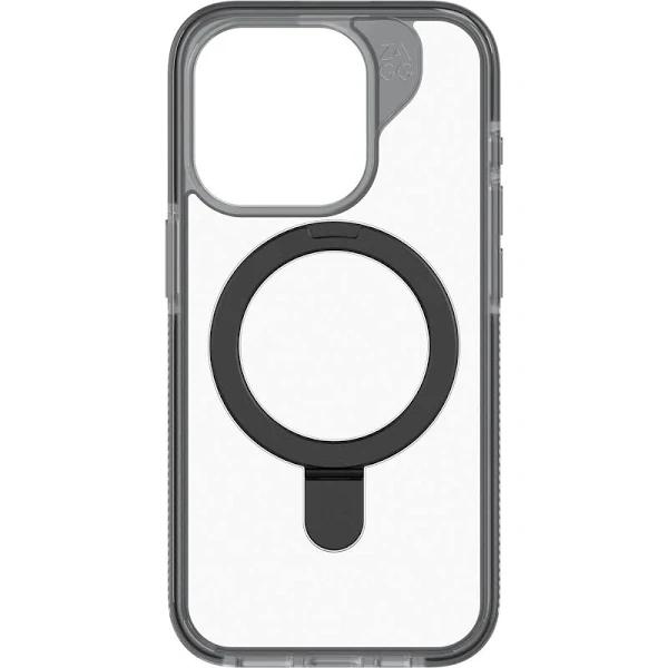 ZAGG Santa Cruz Snap RingStand Case for iPhone 15 Pro (Black)