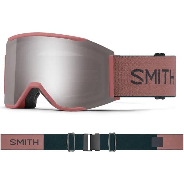 Smith Squad Mag Snow Goggles - Chalk Rose Everglade / ChromaPop Sun Platinum Mirror - 2022