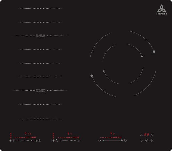 Trinity 60cm 4 Burner Ceramic Touch Control Cooktop TRC604