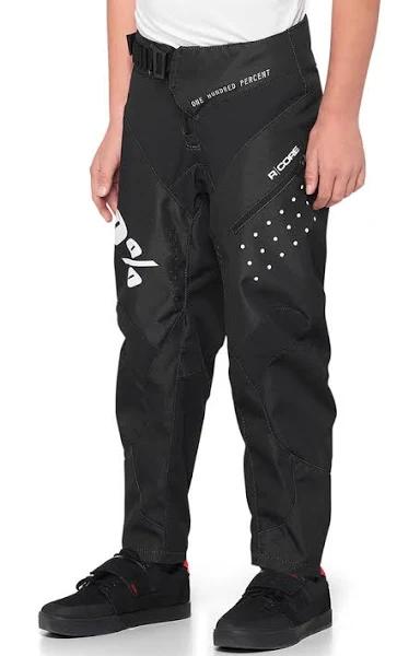 100 Percent R-Core Youth Pants Black