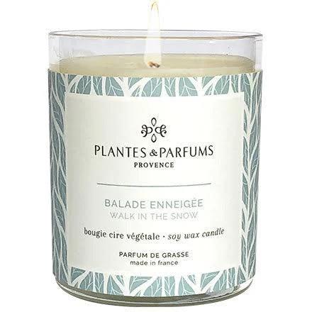 Plantes & Parfums -180g Handcrafted Perfumed Candle - Walk in The Snow