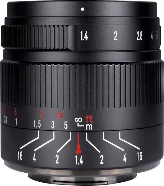 7artisans 55mm f/1.4 to f/16 II Lens For Canon (EF-M Mount)