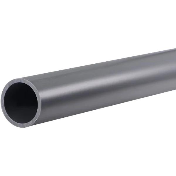 PVC Rigid Round Pipes High Impact for Water Pipes,Crafts,Cable Sleeve | Harfington, Light Grey / 21mmx25mm