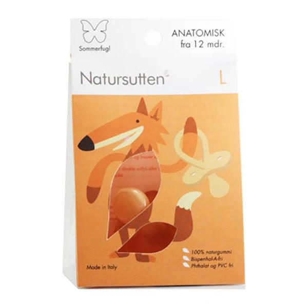 Natursutten Butterfly Orthodontic Natural Pacifier, L (12 Months Up)