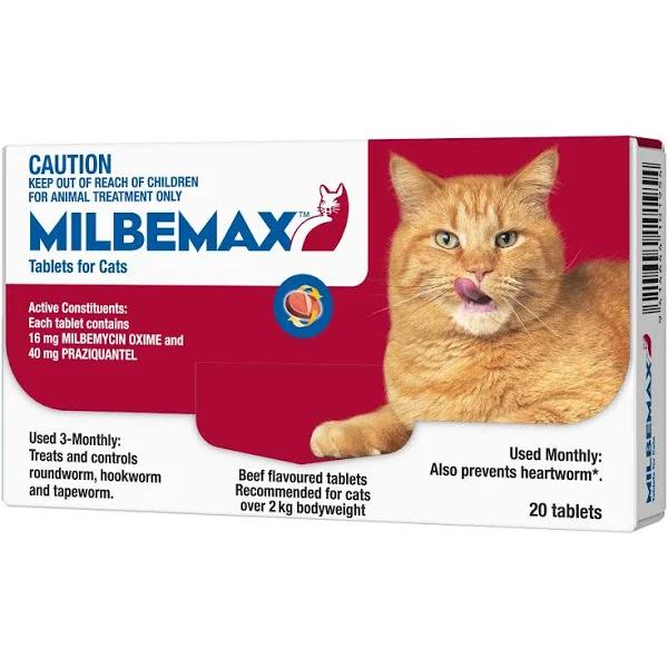 Milbemax Tablets All Wormer for Cats