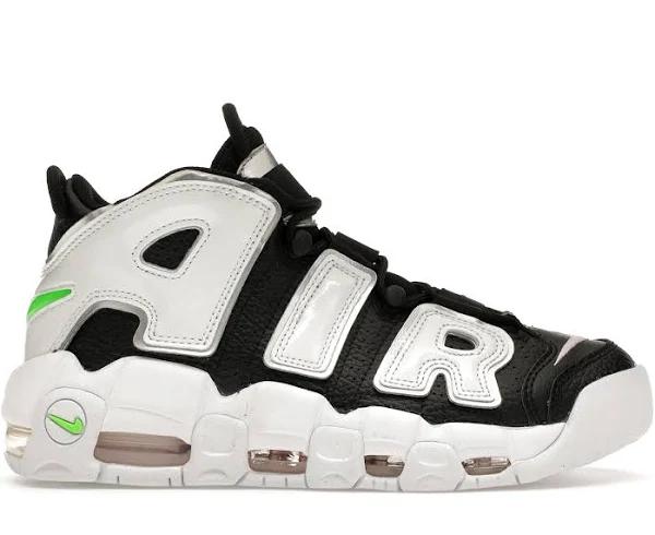 Nike Air More Uptempo Black White Green (Women's)