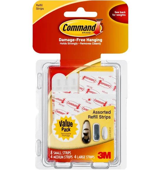 Command Assorted Refill Strips