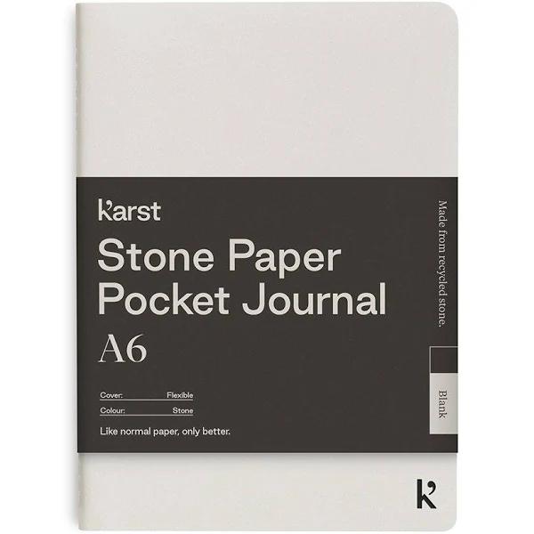 Karst A6 Stone Paper Pocket Journal Slate