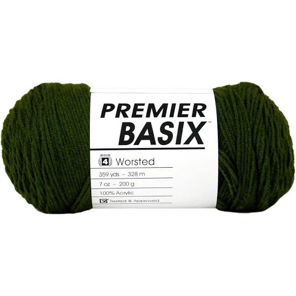 Premier Yarns Basix Yarn Forest Green