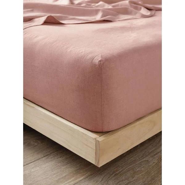 Nimes Fitted Sheet Linen Rosette Linen House | King