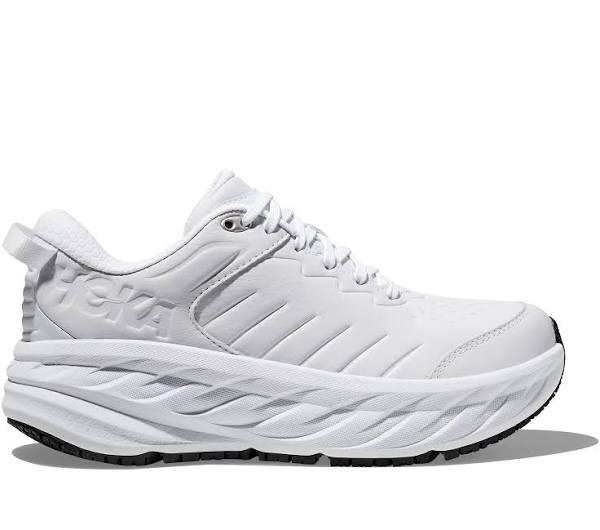 Womens Hoka Bondi SR D-WIDTH White / 9.5