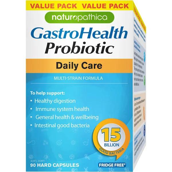 GastroHealth Daily Probiotic 90 Capsules