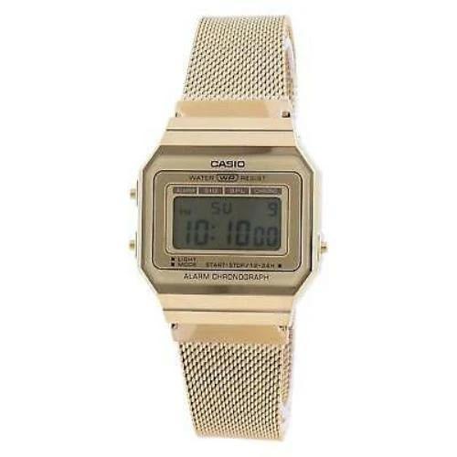 Casio A700WMG-9AVT Vintage Digital Gold Watch