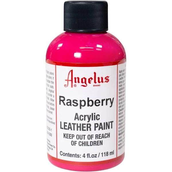 Angelus Acrylic Leather Paint-4oz-Raspberry