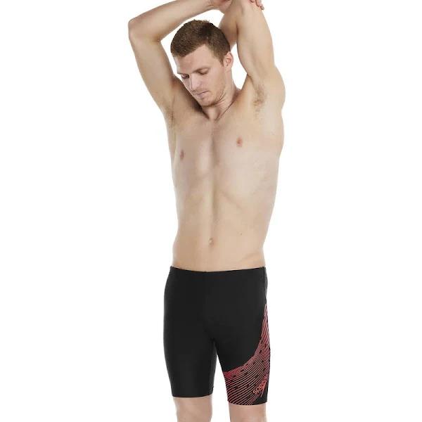 Speedo Medley Logo Jammer Black UK 28 Man