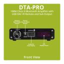 Dayton Audio DTA-PRO 100W Class-D Amplifier w/ Bluetooth & USB DAC