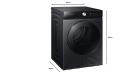 Samsung 9kg Bespoke Heat Pump Dryer Black