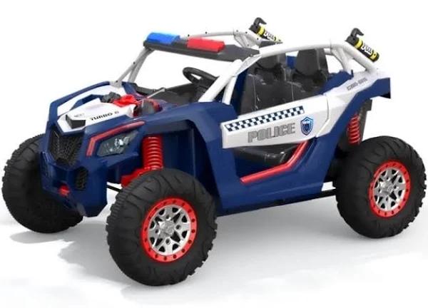 Go Skitz 24V Police Beach Buggy Kids Ride On - Blue